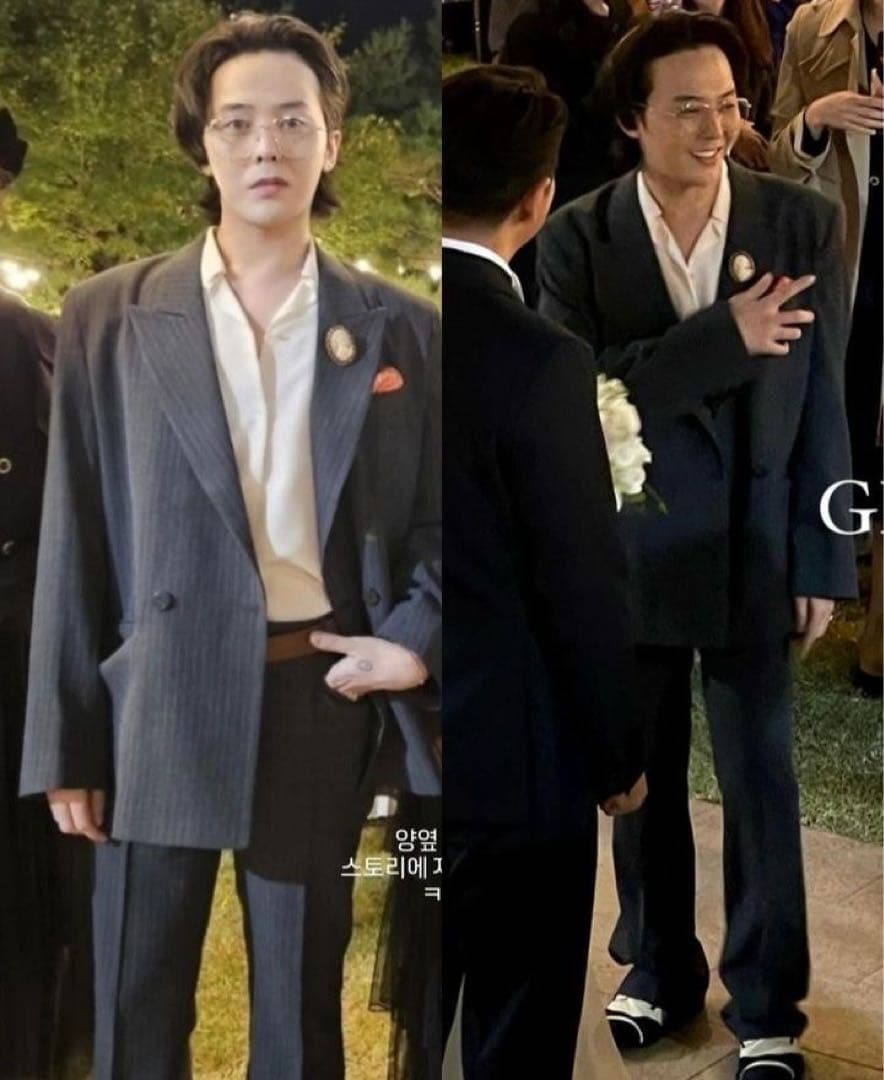 G-DRAGON着用　Ernest w baker グレー　セットアップ