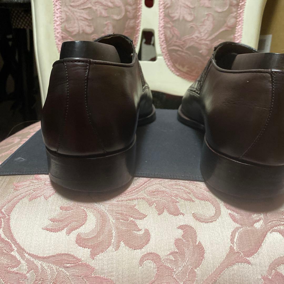 A.testoniクロコダイル&カーフ サイドエラスタンスリッポン 9ハーフ