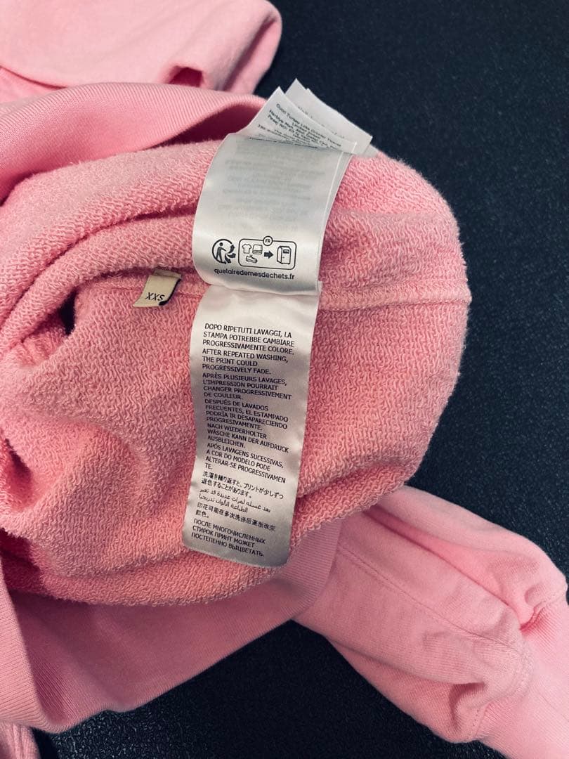 2025年製GUCCI xxsピンクパーカースウェットsnidel adidas