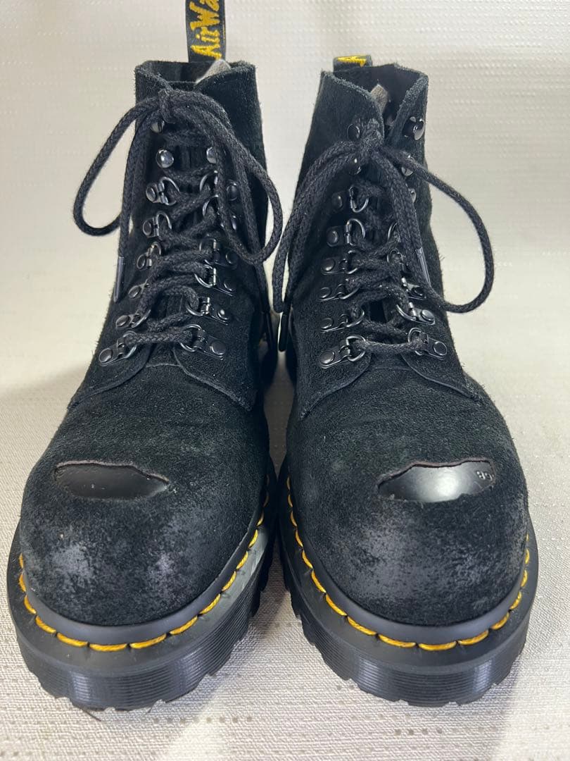 UK7_26cm Dr.Martens PASCAL スエード スチールトゥ