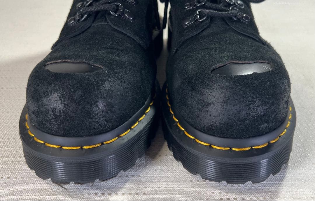 UK7_26cm Dr.Martens PASCAL スエード スチールトゥ