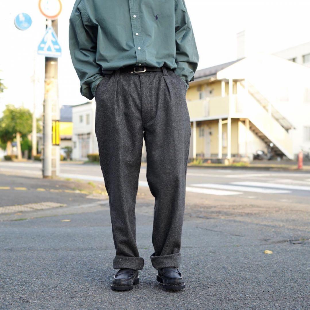 パンツ Willow Pants P-008 NEP WOOL PANTS (Gray)