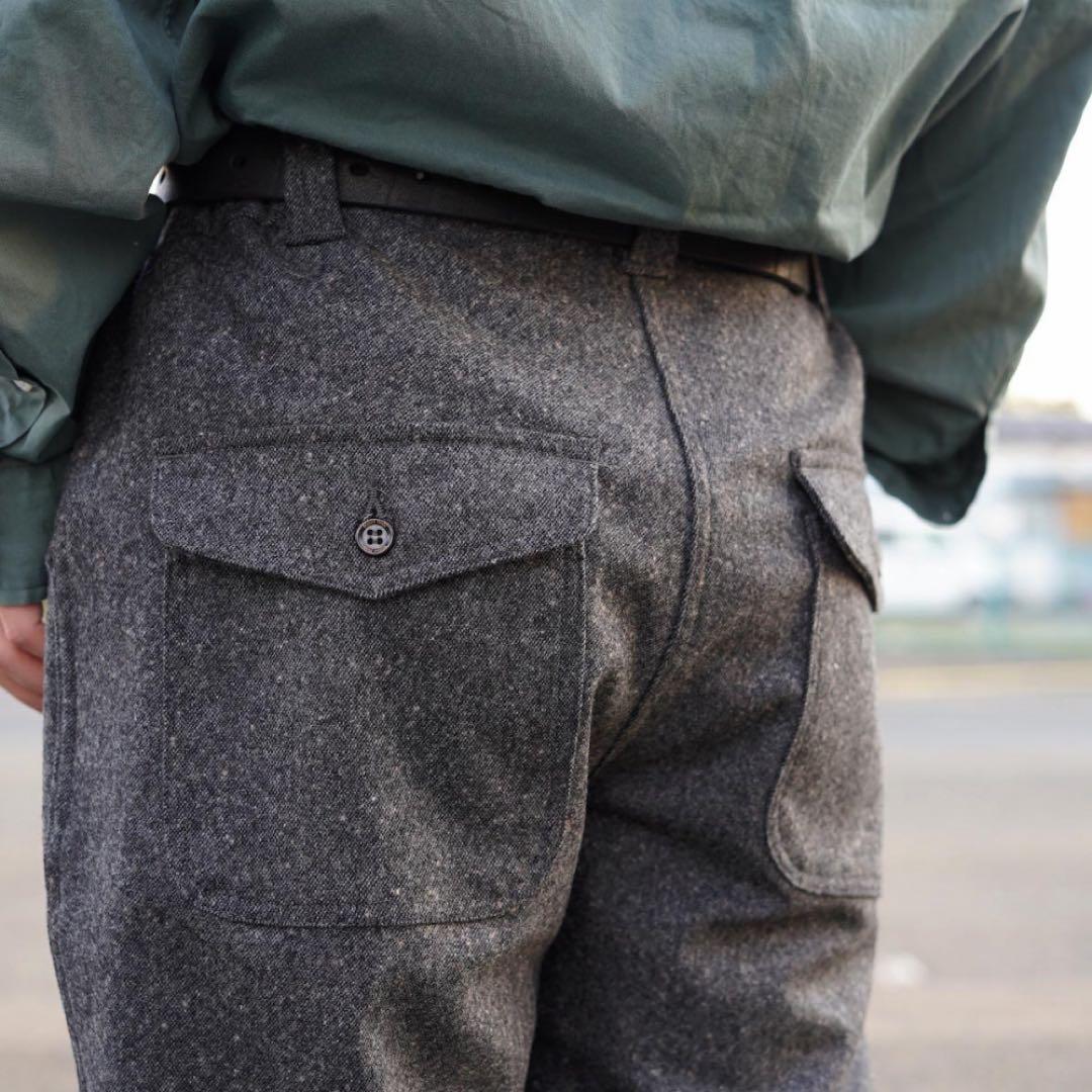 パンツ Willow Pants P-008 NEP WOOL PANTS (Gray)