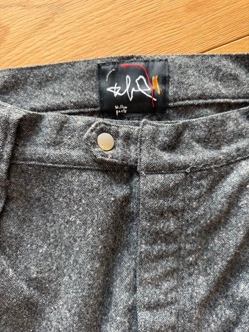 パンツ Willow Pants P-008 NEP WOOL PANTS (Gray)