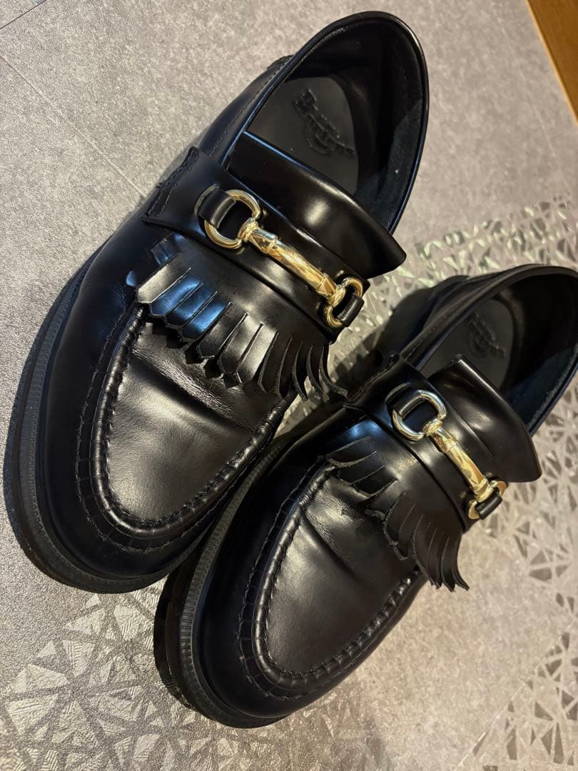 ゆ様。Dr. Martens ブラック ローファー エイドリアン スナッフル