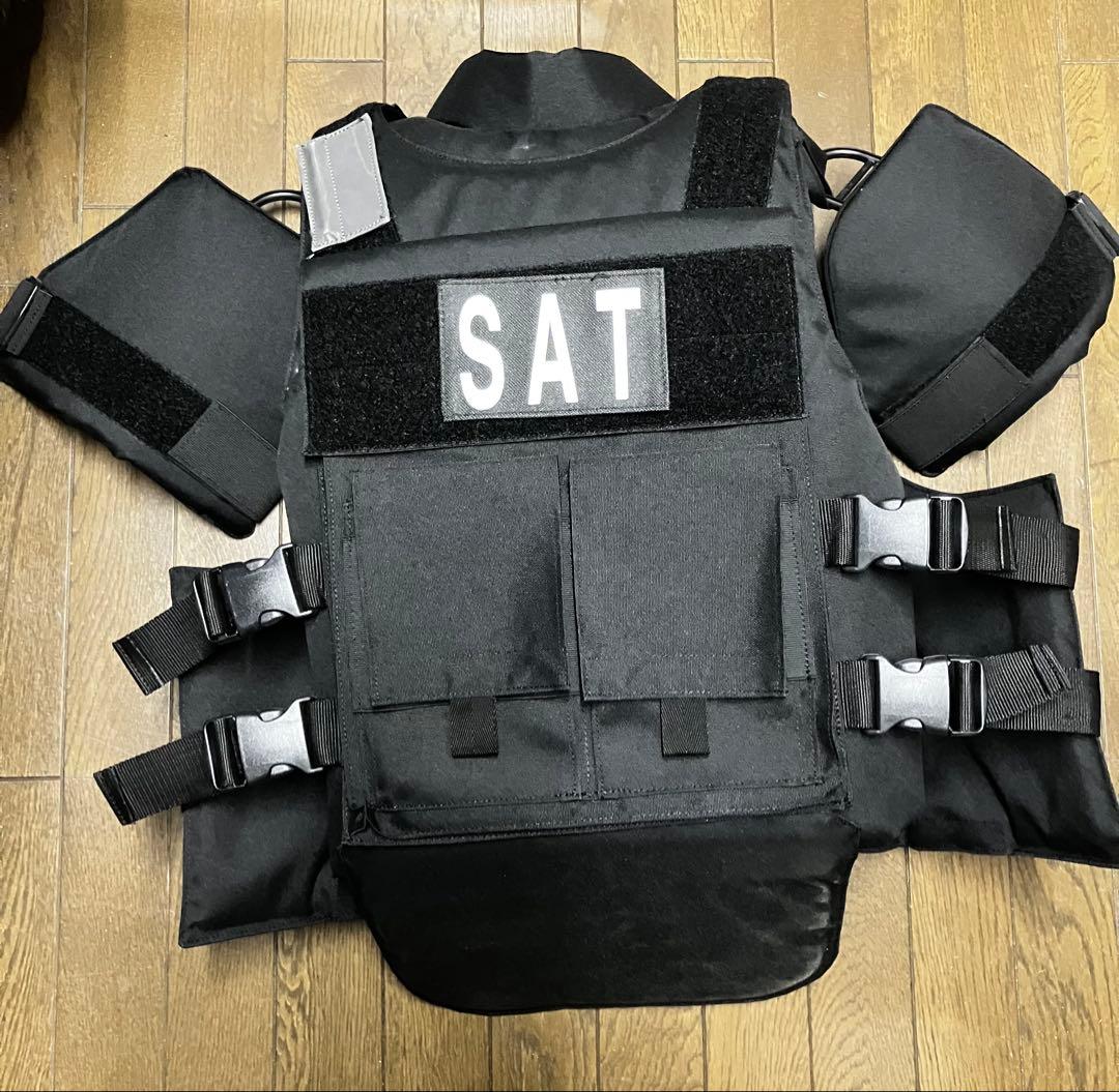警察SAT ボディアーマー 3型　ブラック
