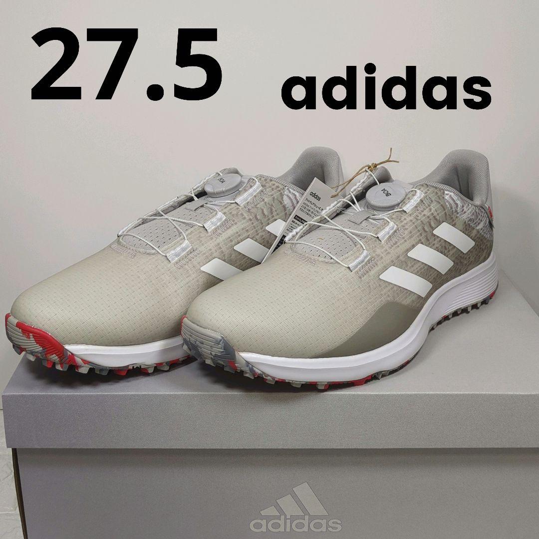 27.5 アディダス(adidas) ゴルフシューズ スパイクレス ボア