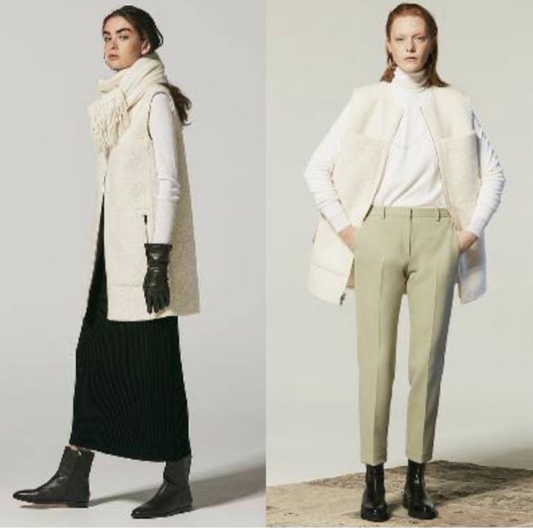 H*h様 美品　セオリー　カーリープードルジレ　ボアベスト