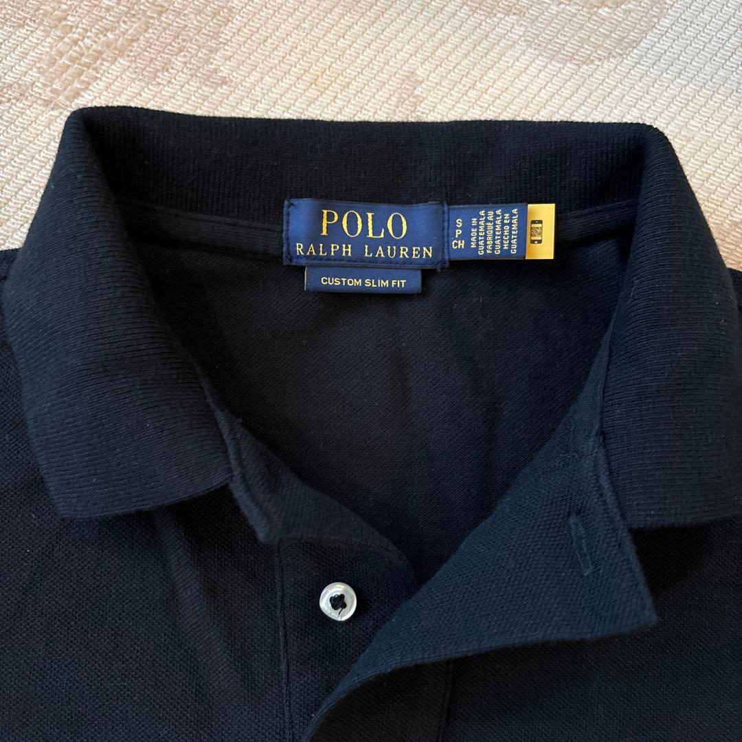 POLO RALPH LAUREN 黒ポロシャツ Sサイズ