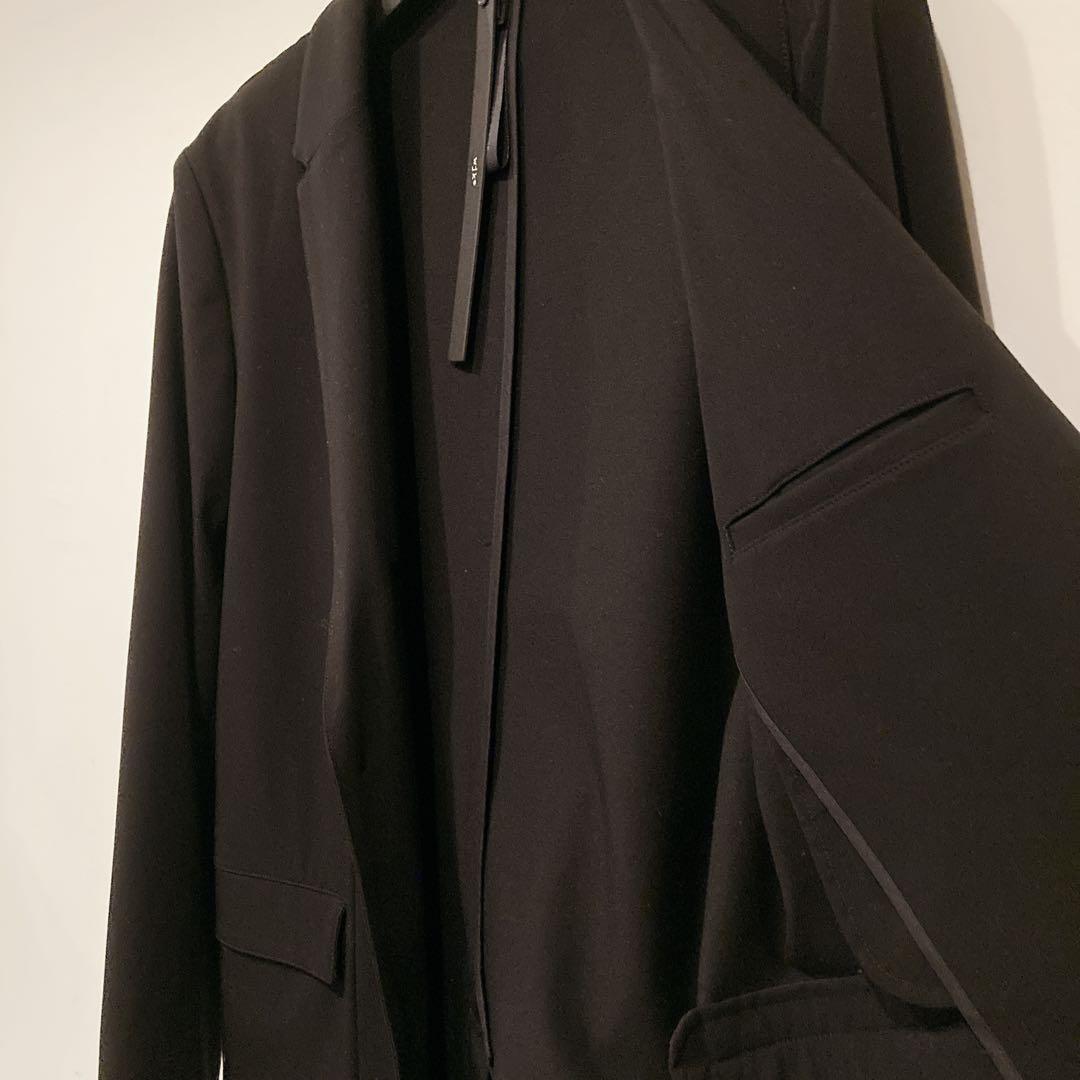 【美品】wjk セットアップ スーツ ジャケット パンツ L 黒 ブラック