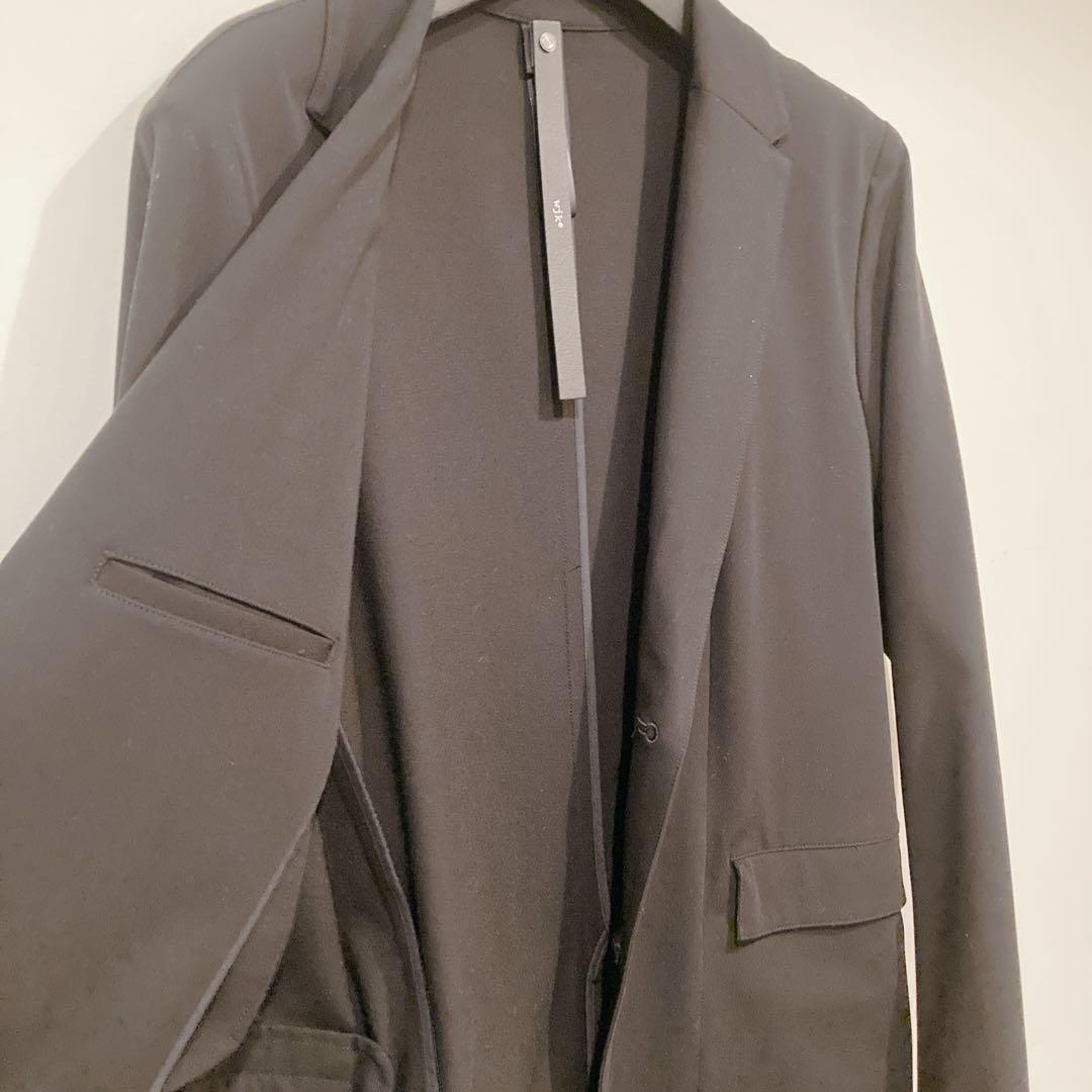 【美品】wjk セットアップ スーツ ジャケット パンツ L 黒 ブラック