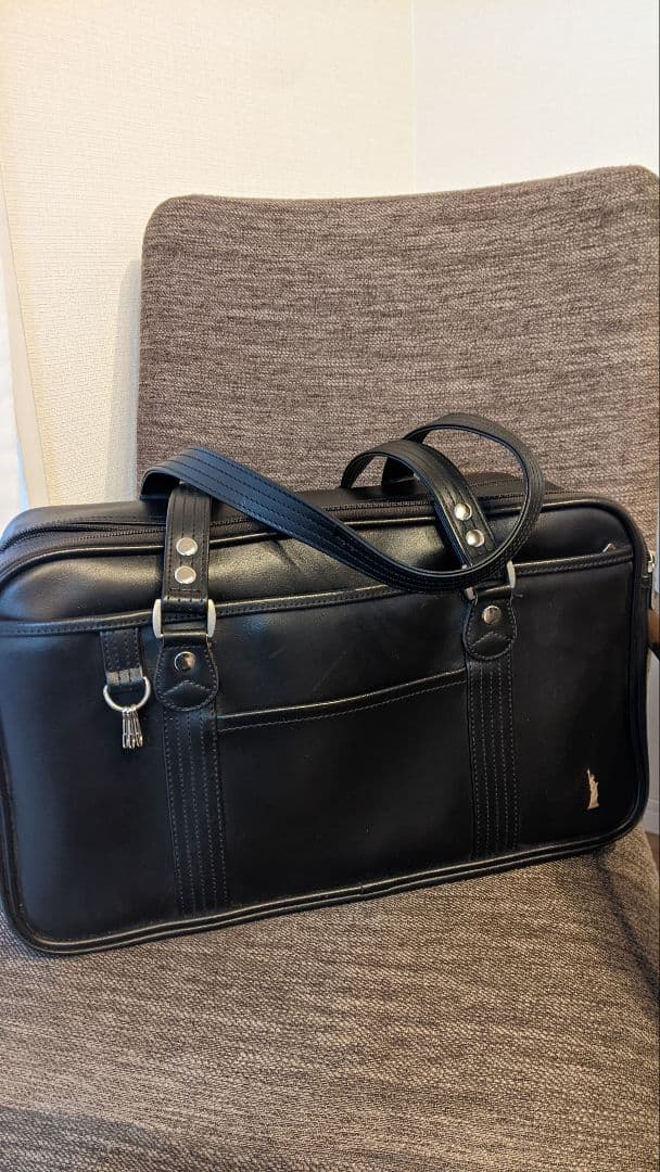 イーストボーイ　スクールバック　ブラウン　ダークブラウン　スクバ　 女神刺繍