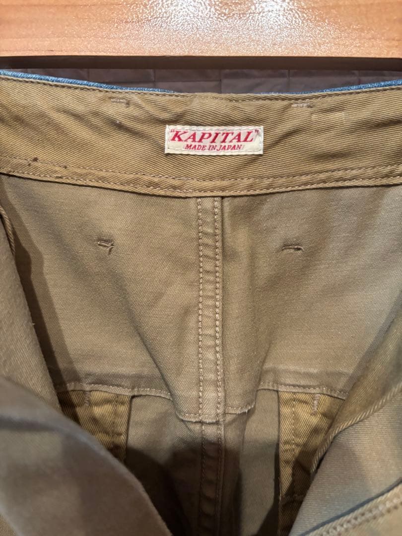 キャピタル ピエロパンツ PIERROT バルーンシルエット チノ×デニム 切替