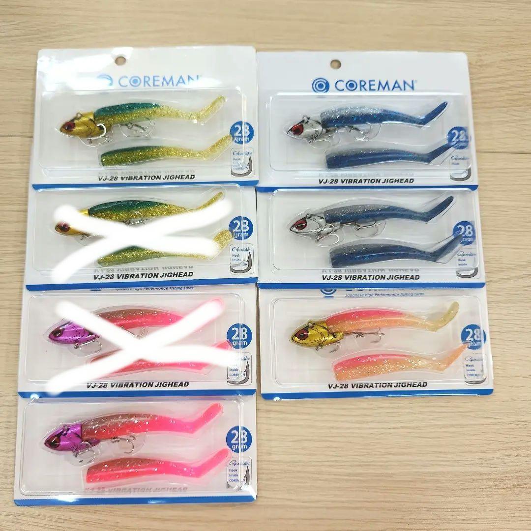 COREMAN VJ-28 VIBRATION JIGHEAD 5個セットまとめ