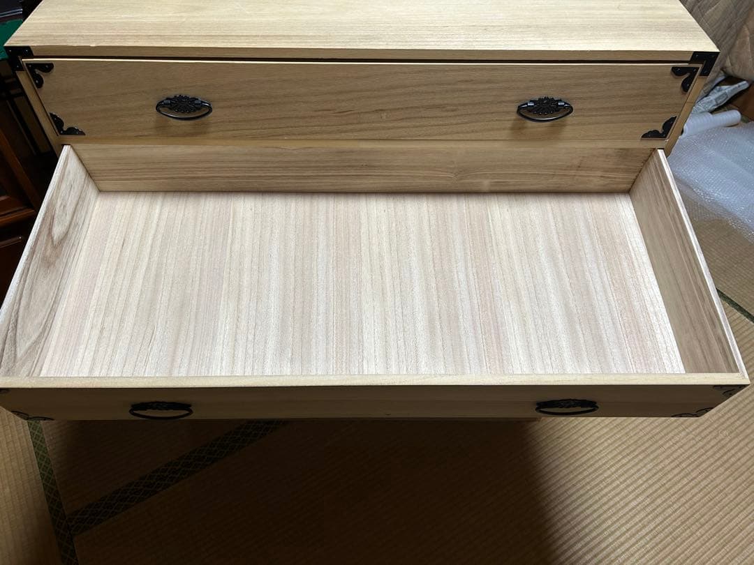 総桐衣装箪笥　7段　桐箪笥　たんす　タンス　引き出し　着物　天然木桐　和