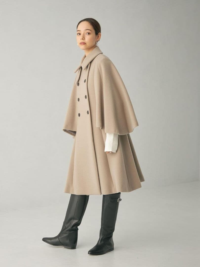 新品♡ユナイテッドアローズ　EMMEL REFINESケープ風コート