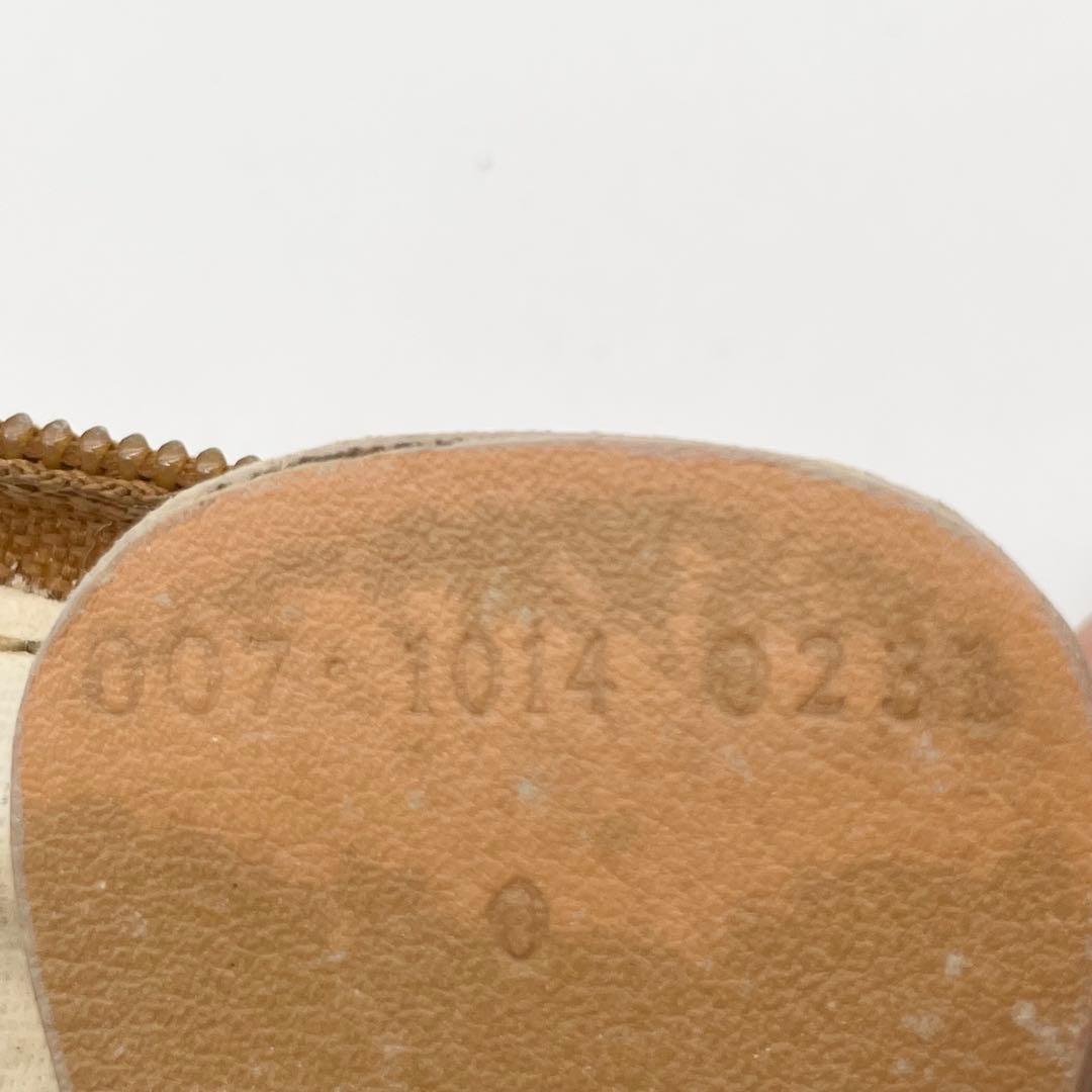 美品　GUCCI バンブー　ミニ　2way ショルダーバッグ　レザー　ベージュ