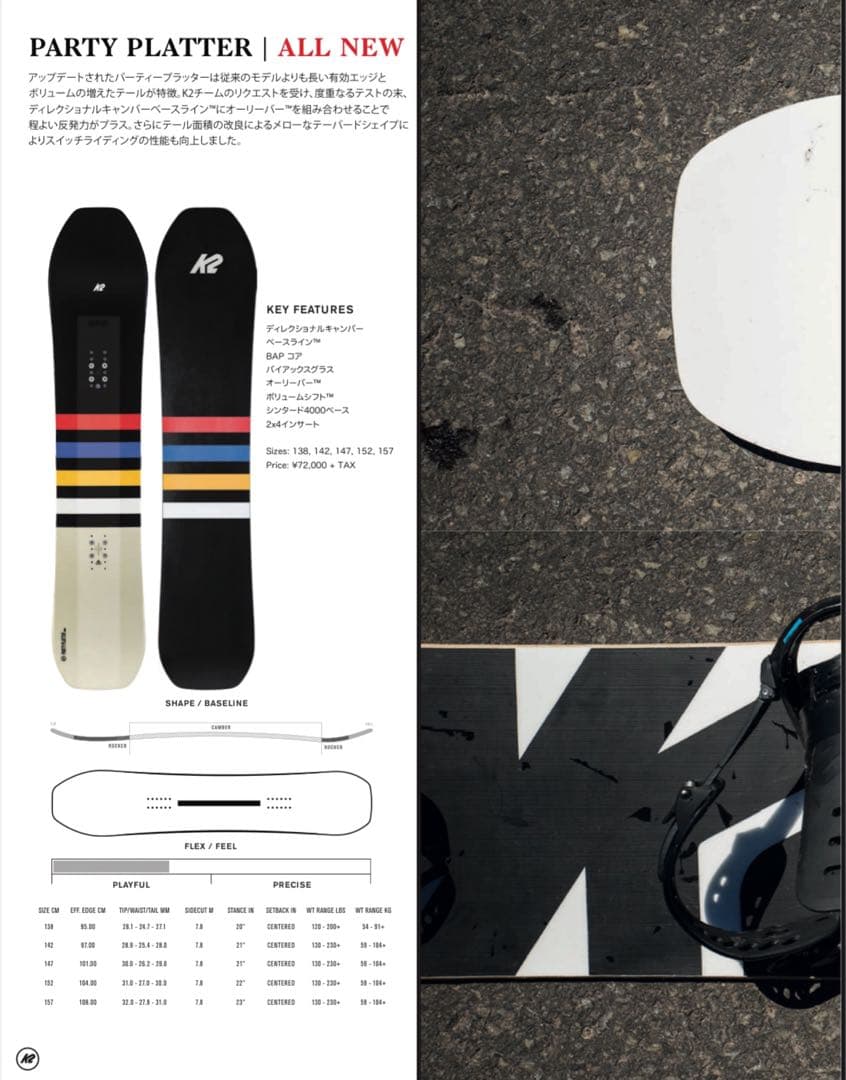 S*K様 K2 PARTY PLATTER 152cm