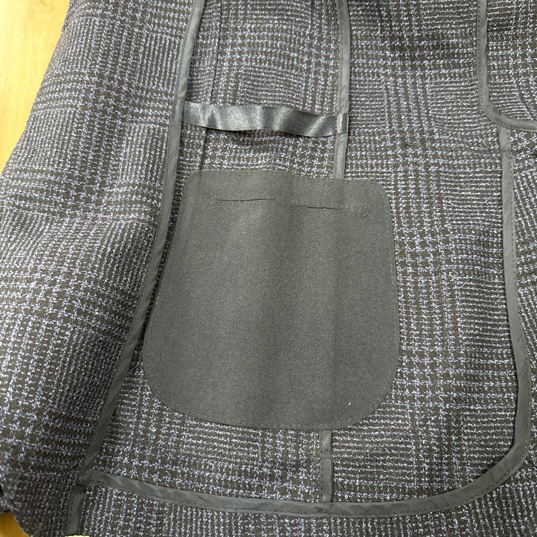 【TAGLIATORE】ネイビー チェック柄 ダカール ジャケット