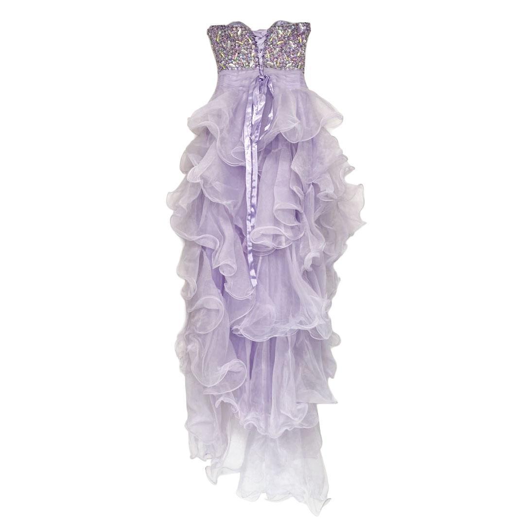 AngelR エンジェルアール ショートインロングドレス バースデー ラベンダー