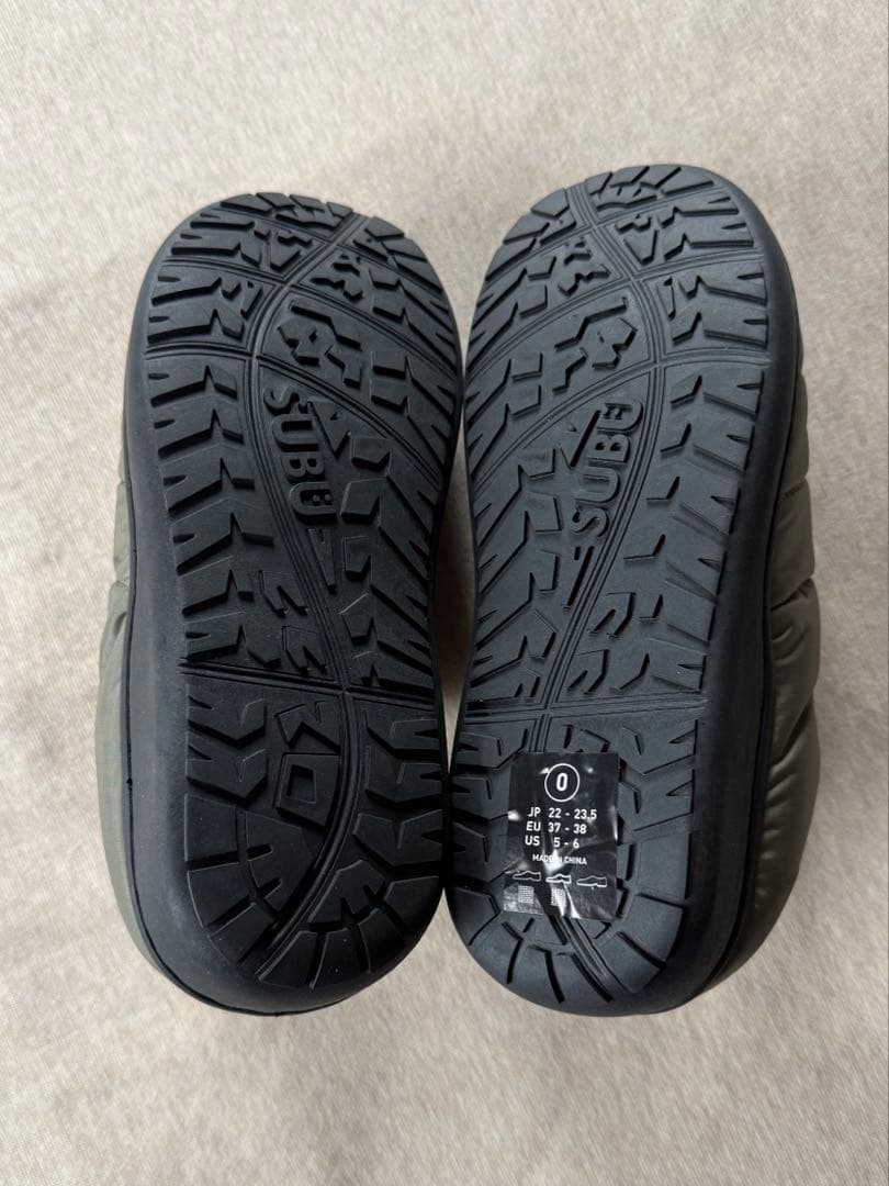 0新品 NANGA FRAGMENT SUBU ウィンター サンダル カーキ