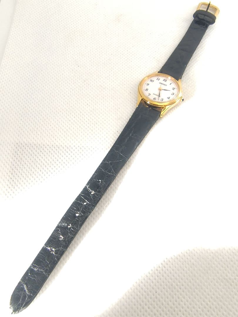 【年差10秒、未使用、美品、電池新品】セイコー　エクセリーヌ　4J41-0AM0