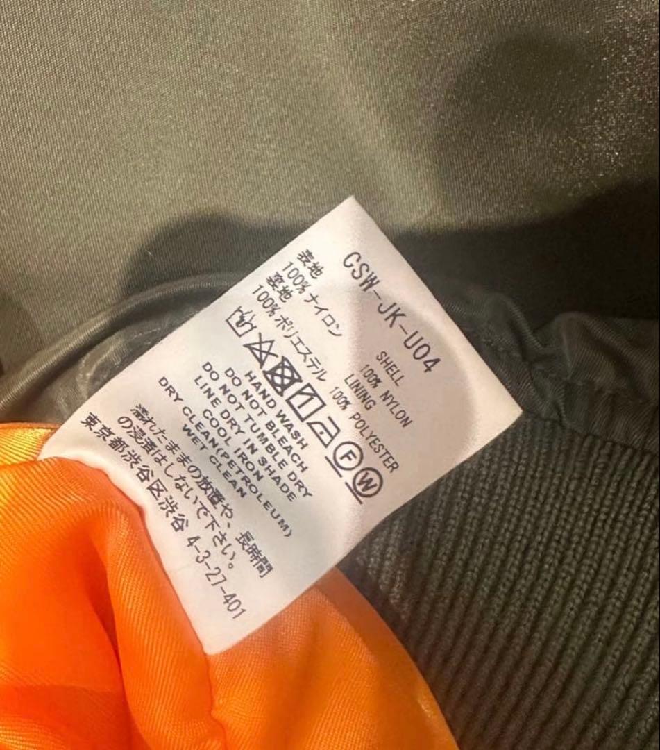 美品 facetasm BUG MA-1 JACKET