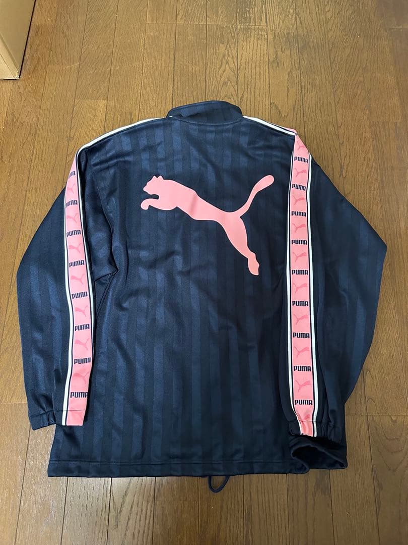 別売り可【廃盤】PUMAジャージ 上下セットS-M ピンク×ネイビー 限定値下げ