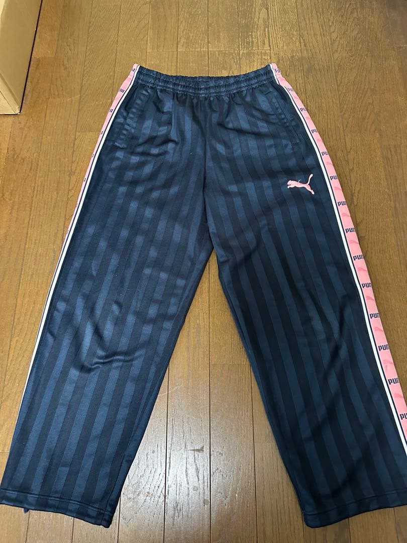 別売り可【廃盤】PUMAジャージ 上下セットS-M ピンク×ネイビー 限定値下げ