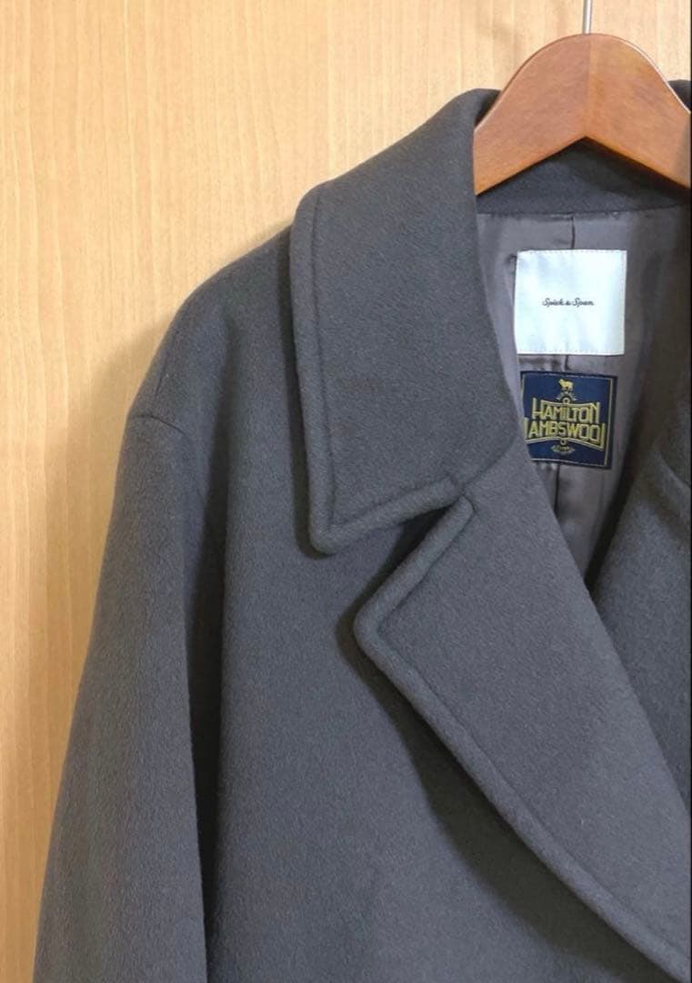 ☆極美品☆スピック＆スパン 定価47,300円 テーラードカラーショートコート