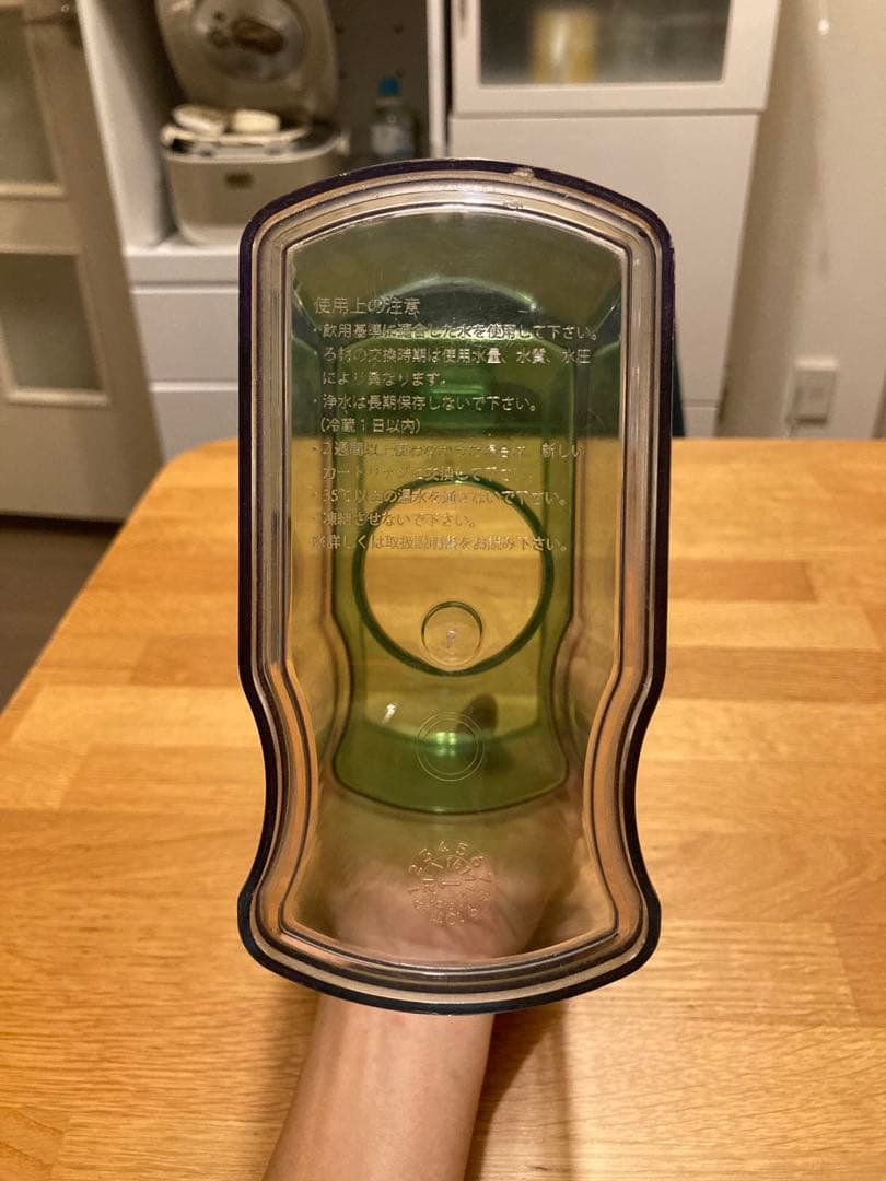 ガイアの水135 ポット型浄水器 ビビアン 新品カートリッジ3個付き