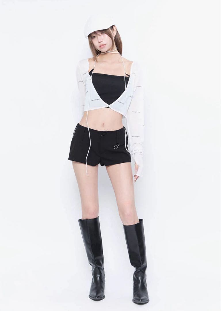 パンツ THEREDTHREAD S symbol biker shorts