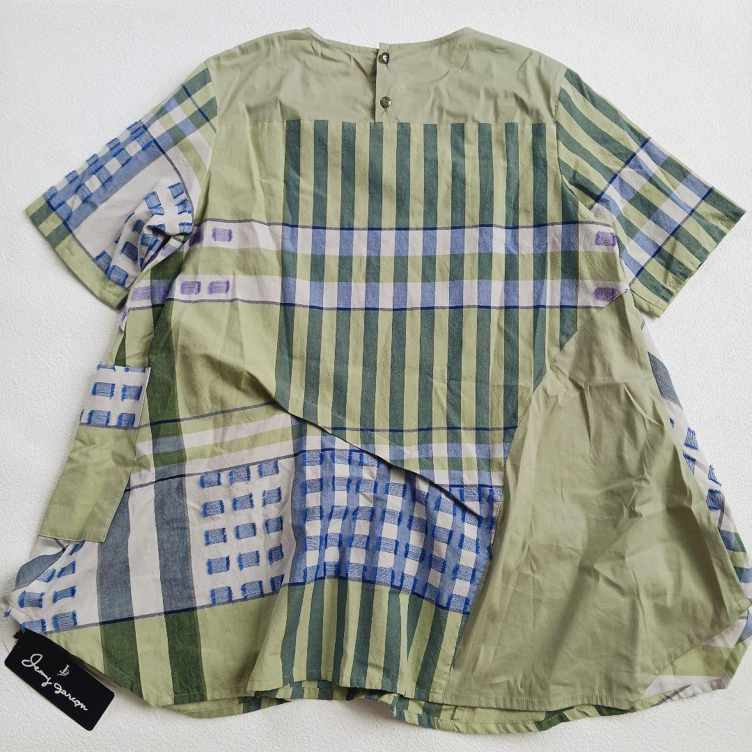 新品タグ付♬三星ドレス　ジェニーギャルソン　シャツ　チュニック　大きいサイズ44