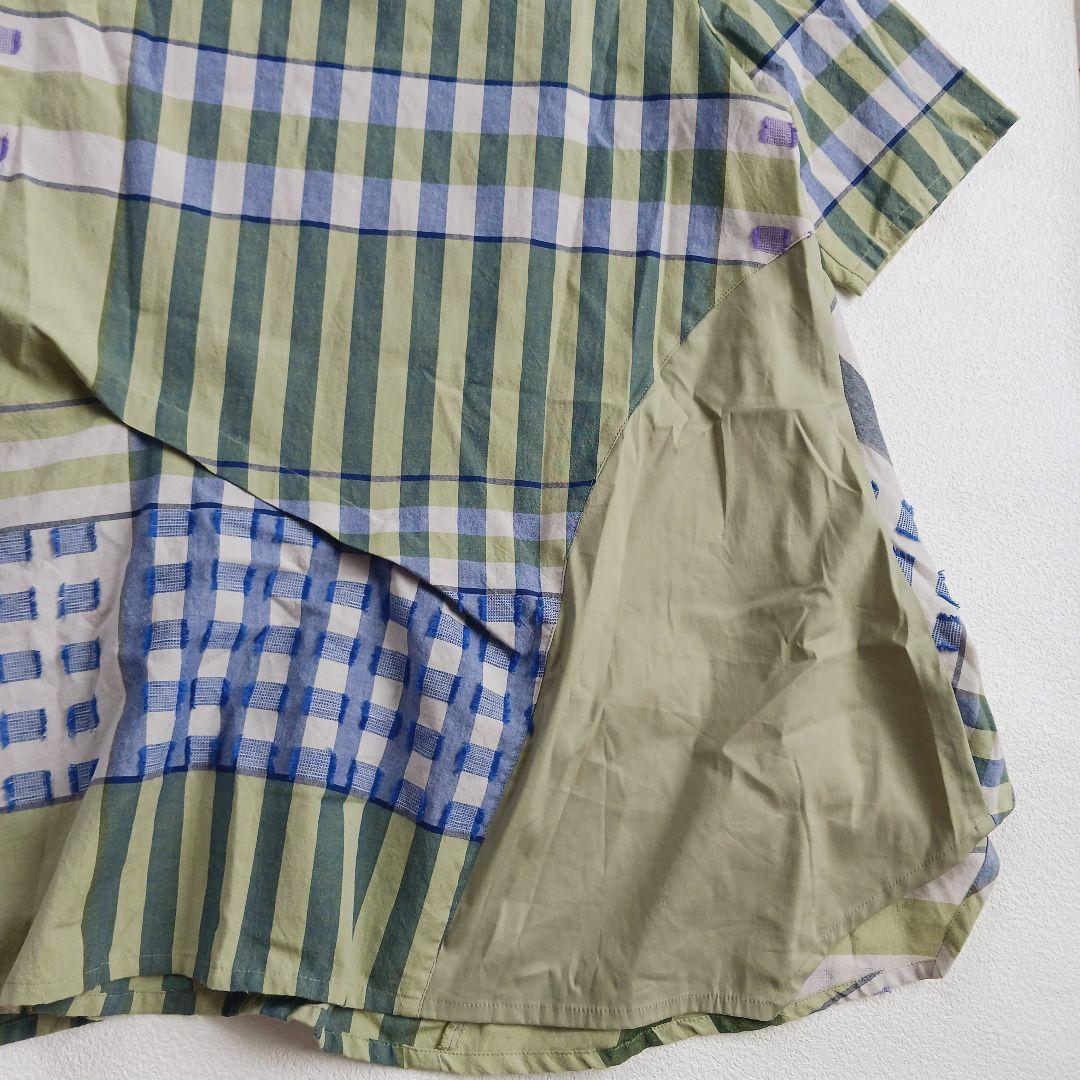 新品タグ付♬三星ドレス　ジェニーギャルソン　シャツ　チュニック　大きいサイズ44