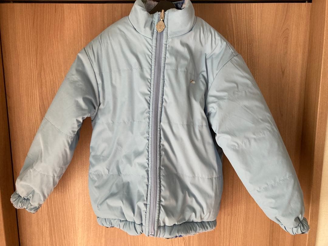 ANNA SUI mini バラ柄ボアブルゾン　130 140 花柄　コート