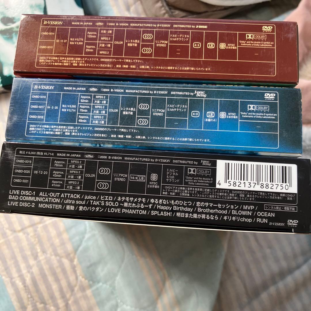 【未使用】B'z ライブDVD 3組セット