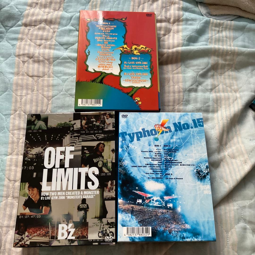 【未使用】B'z ライブDVD 3組セット