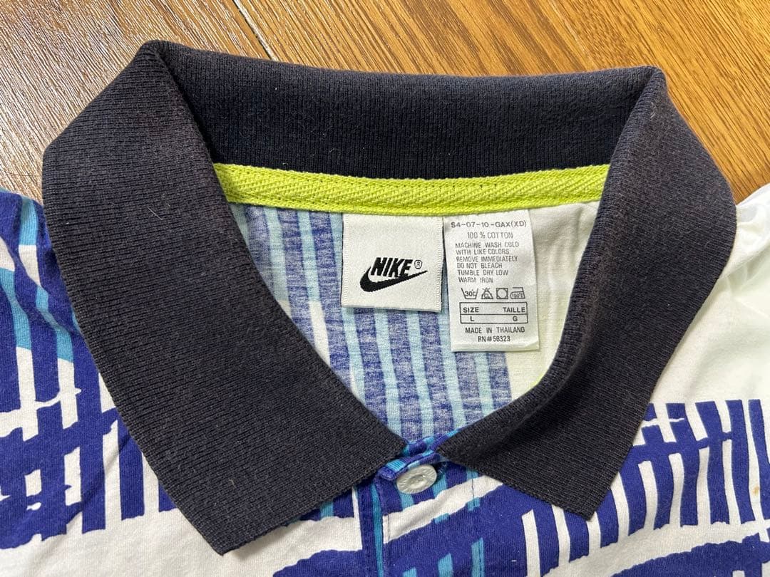 90年代 NIKE challenge court ナイキ ポロシャツ アガシ