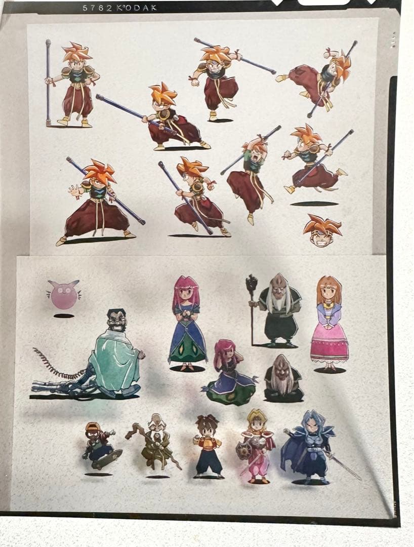 天地創造　ポジフィルム　天地創造展　アーク　エル　ベルーガ　SDキャラクター