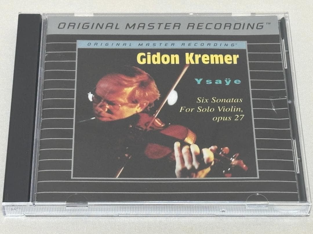 廃盤超希少 MFSL◇ギドン・クレーメル イザイ：無伴奏ヴァイオリン・ソナタM
