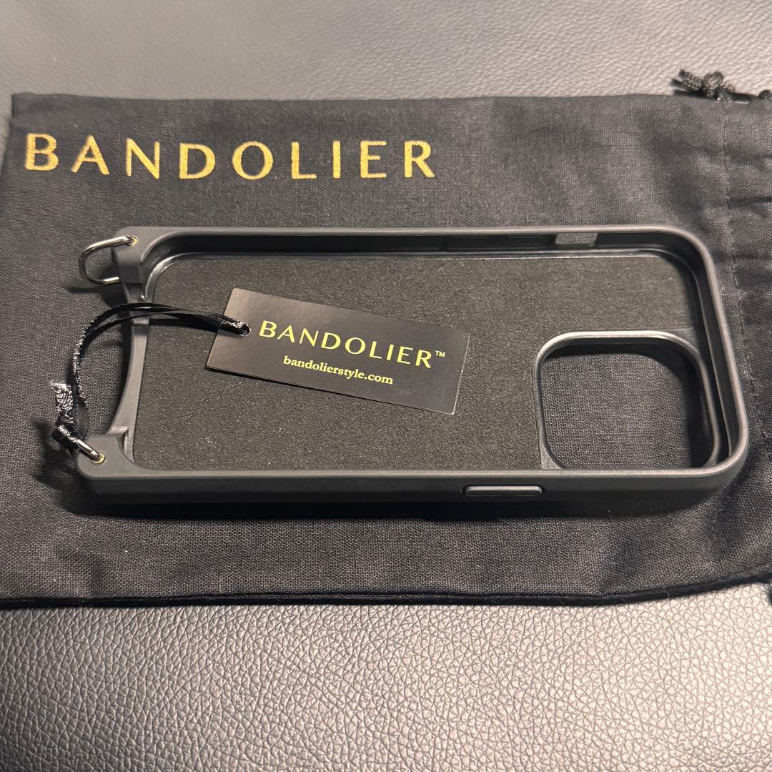 【未使用品】BANDOLIER iPhone 15 Pro ケース ブラック