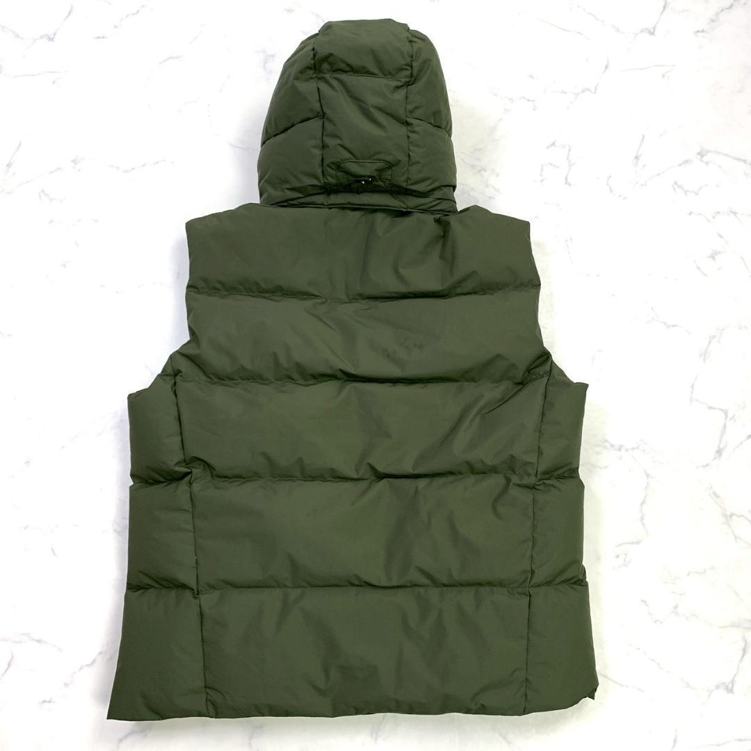 現行タグ★ポロラルフローレン ダウンベスト ビッグポニー カーキ L　D693