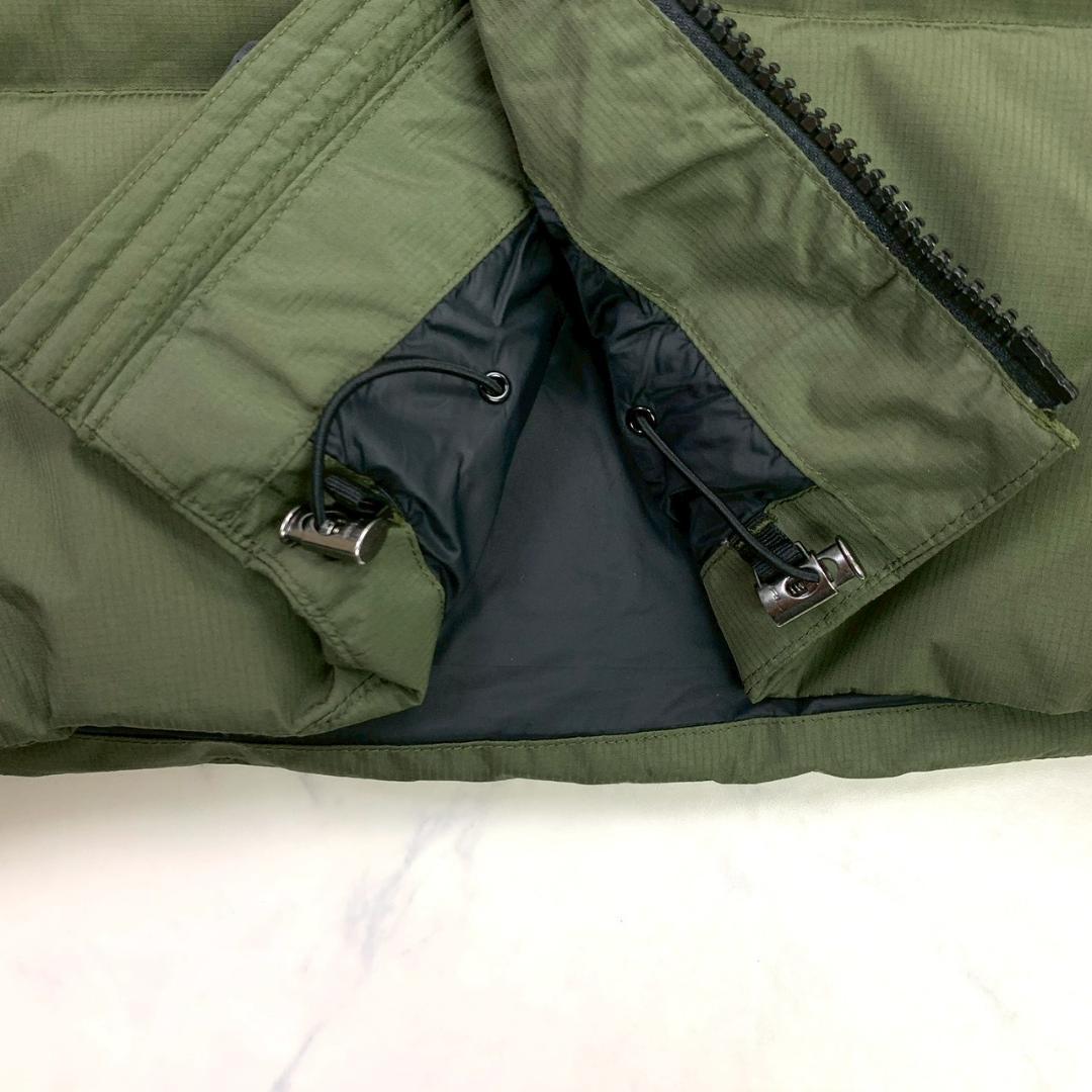 現行タグ★ポロラルフローレン ダウンベスト ビッグポニー カーキ L　D693