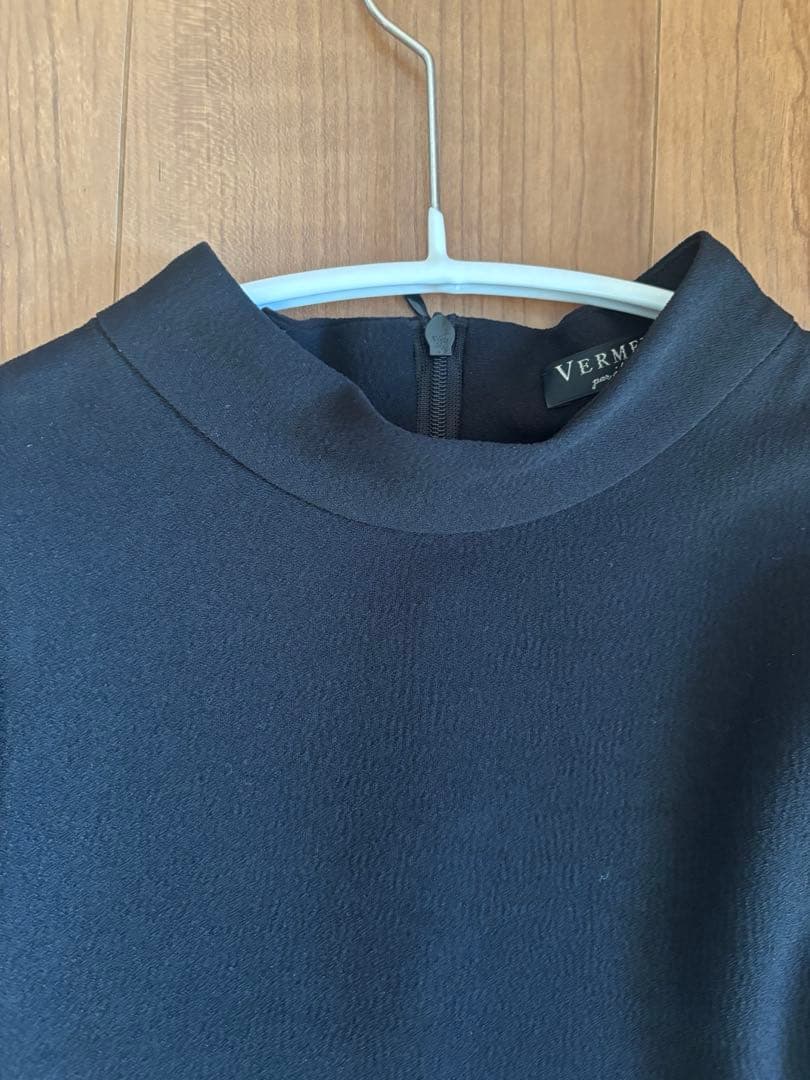 vermail par iena アセテートバックサテンジョーゼットワンピース