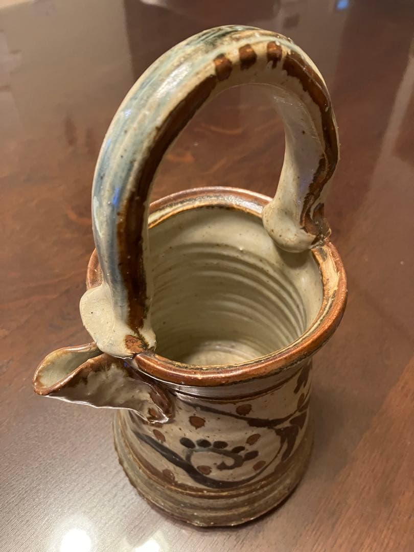 Roy & Chieko 笠間焼 水差し（内径8.5cm 高さ取手含む25cm）