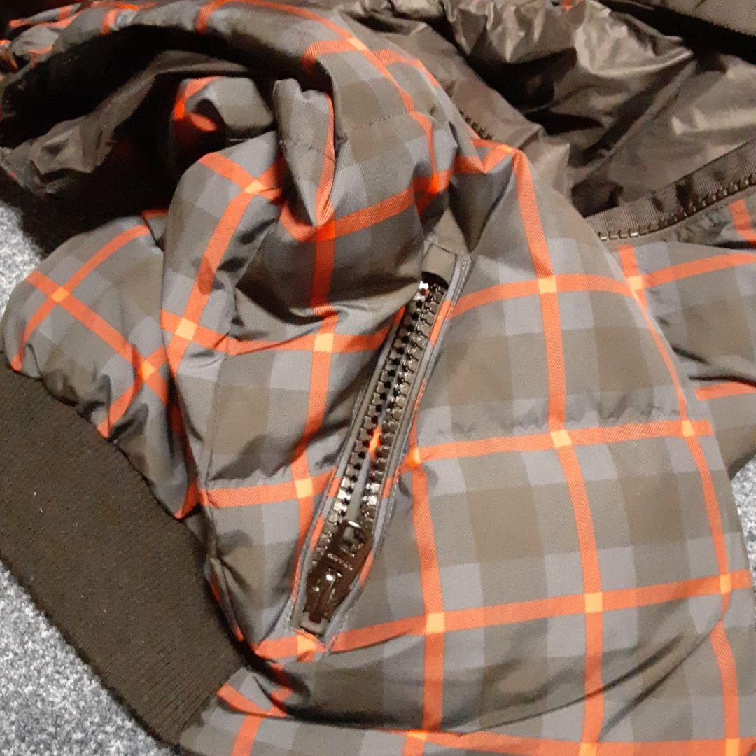 COACH フード付きダウンベスト☆可愛いチェック柄☆美品