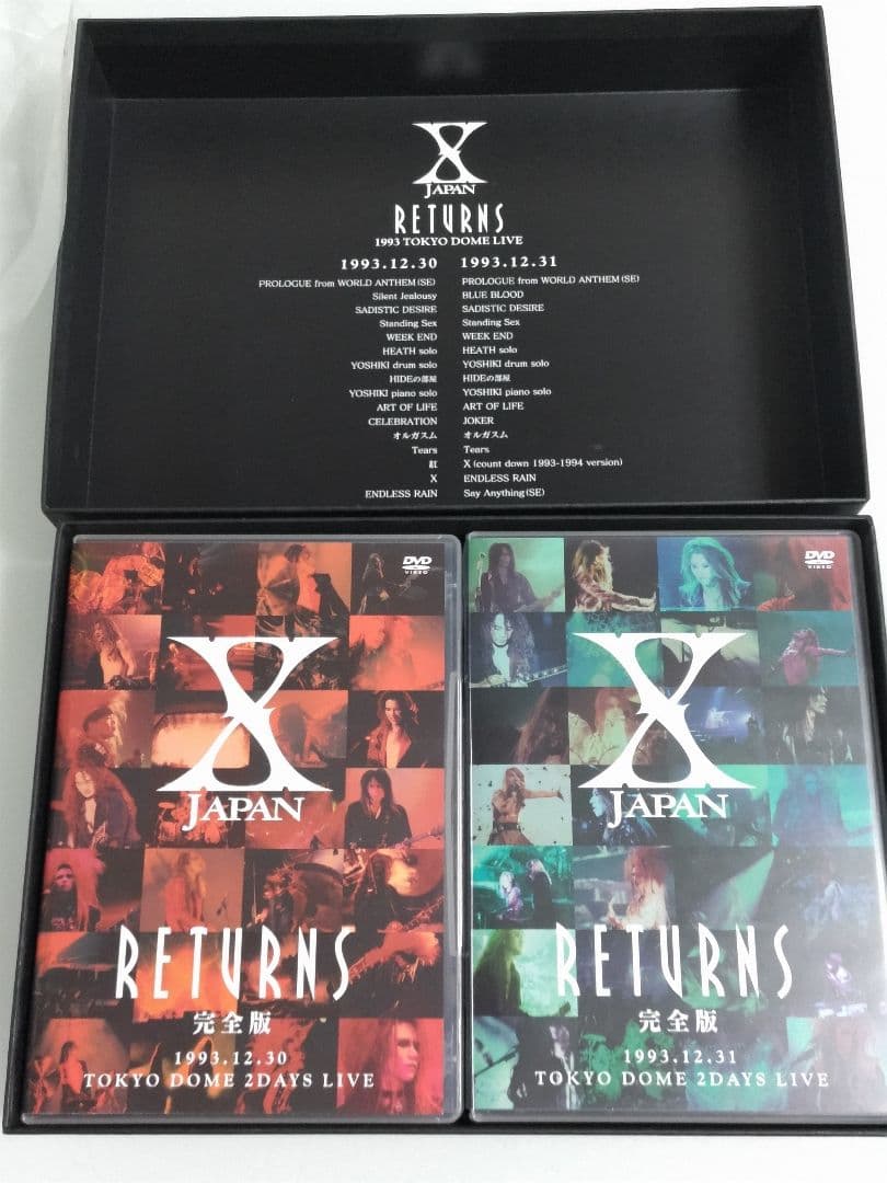XJapan RETURNS 完全版　DVD-BOX（初回限定生産）