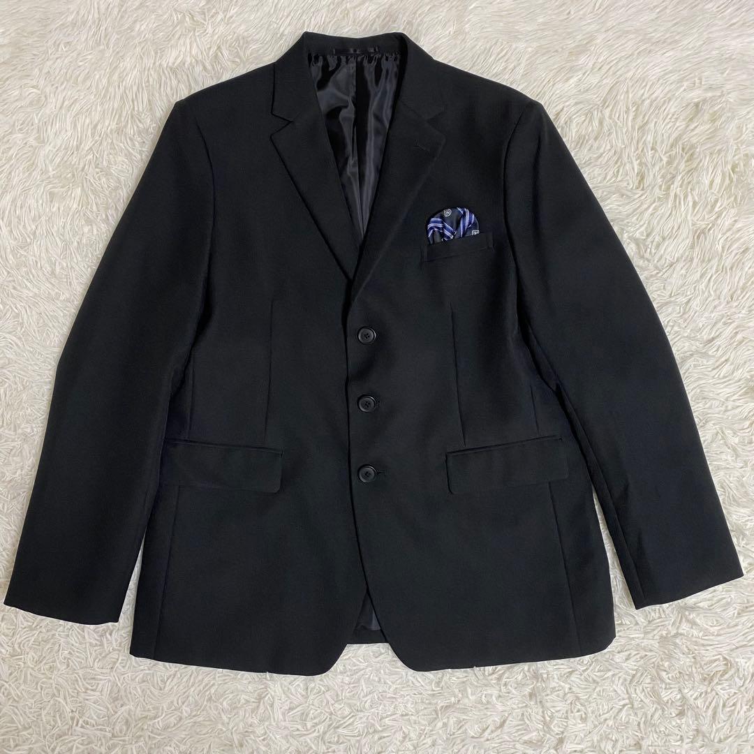 極美品✨オリバーハウス フォーマルスーツ5点セット　男の子170cm 黒