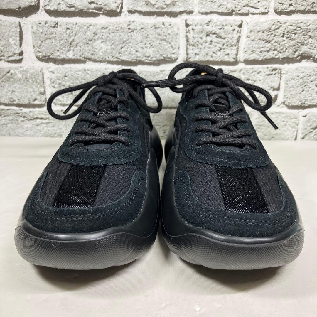 【未使用級】UGG スニーカー 23.5cm 黒 厚底 LA CLOUD LOW