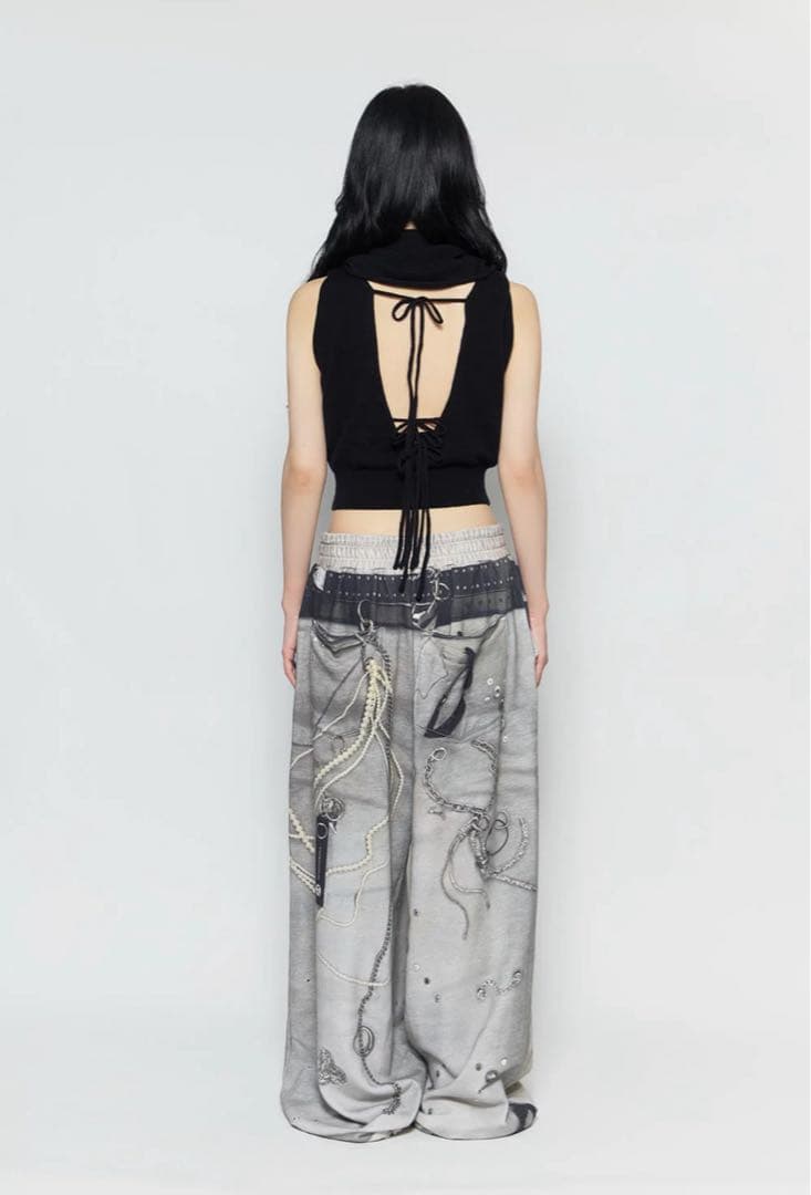 パンツ GRAY THEREDTHREAD S PRINT SWEAT2 TOYS